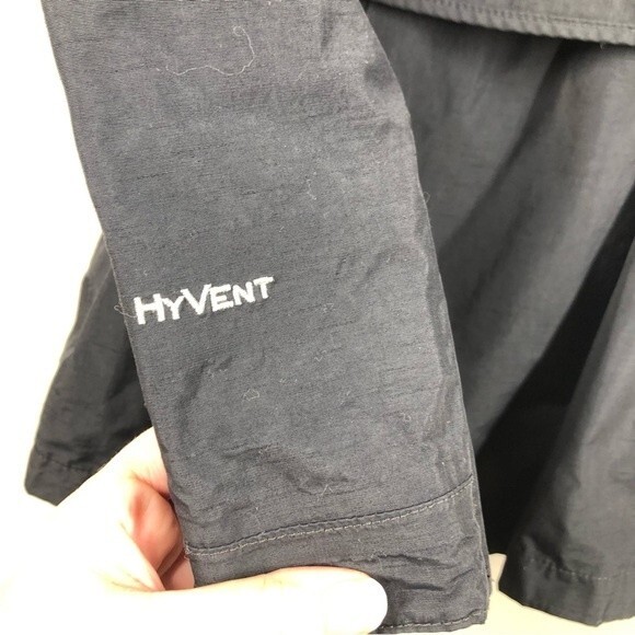 The North Face Hyvent Belted Rain Trench Coat Black Small - Picture 8 of 11